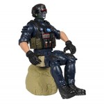 Набор солдат 31 см с оружием, " НАСТОЯЩИЙ БОЕЦ"  Bondibon, BOX 40,5x15x6,5см , спецназовец в маске и очках.