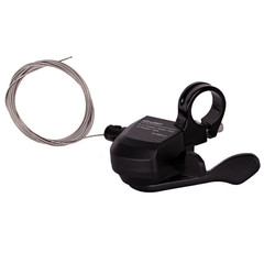Шифтер Microshift SL-M850-L3, левый, 3 ск., трос 1800 мм, черный