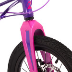 Велосипед NOVATRACK 16" Blast. Магнезиевая рама,фиолетовый, полная защ.цепи, диск.тормоз, короткие к