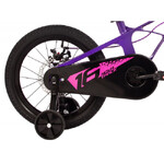 Велосипед NOVATRACK 16" Blast. Магнезиевая рама,фиолетовый, полная защ.цепи, диск.тормоз, короткие к