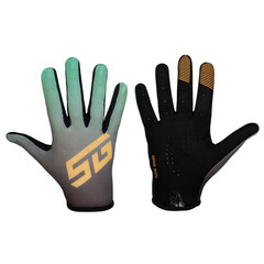 Перчатки полноразмерные STG Sens Skin, размер S, черный с зеленым