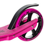Самокат Novatrack Polis Plastic NF, колеса 200х180 мм, розовый