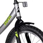 Велосипед NOVATRACK 16" VECTOR серебристый, тормоз нож, крылья, багажник, полная защ.цепи