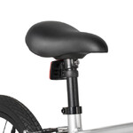 Велосипед NOVATRACK 20" PHANTOM, алюминий, серебристый,  защита цепи, тормоз V-Brake
