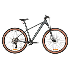 Велосипед STINGER 27.5" GRADIENT STD серый, алюминий, размер SM