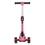 Самокат Novatrack RainBow Pro, колеса 120х80 мм, розовый
