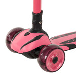 Самокат Novatrack RainBow Pro, колеса 120х80 мм, розовый