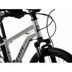 Велосипед NOVATRACK 24" BATTLER сталь 12'', серебристый, 6 скор.TZ500/TS-38/SG-6S, диск.торм STG