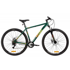Велосипед FOXX 29" AZTEC зеленый, сталь, размер 18"