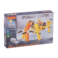 Логические, развивающие игры и игрушки Bondibon Конструктор «РОБОТ СЛОН» 61 дет