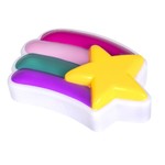 Набор детской декор. косметики Bondibon Eva Moda, CRD 17,9*30,6 см; косметичка-звёздочка, тени для век 6 оттенков (3,6г), помада (0,8г), аппликатор 1шт., арт. 70636A.