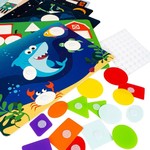 Игра на липучках BONDIBON. ГЕОМЕТРИЧЕСКИЕ АППЛИКАЦИИ 3+