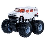 Инерц.пласт. джип 4WD со светящ. в темноте корпусом, Bondibon "Парк Техники", цвет белый, ВОХ 14х11х12 см, арт. M1234-2.