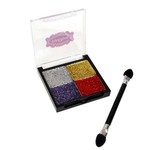 Набор детской декор., косметики Bondibon Eva Moda, CRD 10х1,6х20 см; блестящие тени для век -4шт.(5,2г) / блеск для губ -1шт.(2,2г) / аппликатор -1шт.,арт.J-311.