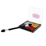 Набор детской декор., косметики Bondibon Eva Moda, CRD 10х1,6х20 см; блестящие тени для век -4шт.(5,2г) / блеск для губ -1шт.(2,2г) / аппликатор -1шт.,арт.J-311.
