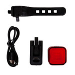 Фонарь  задний STG BC-TL5481, 30 lm, 350mAh, USB, черный
